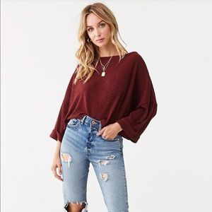 BURGUNDY TOP
